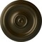 Ekena Millwork Traditional Ceiling Medallion (Fits Canopies up to 2 3/4"), Hand-Painted Green Gold, 12"OD x 1"P CM12TRGGS - alternate 1